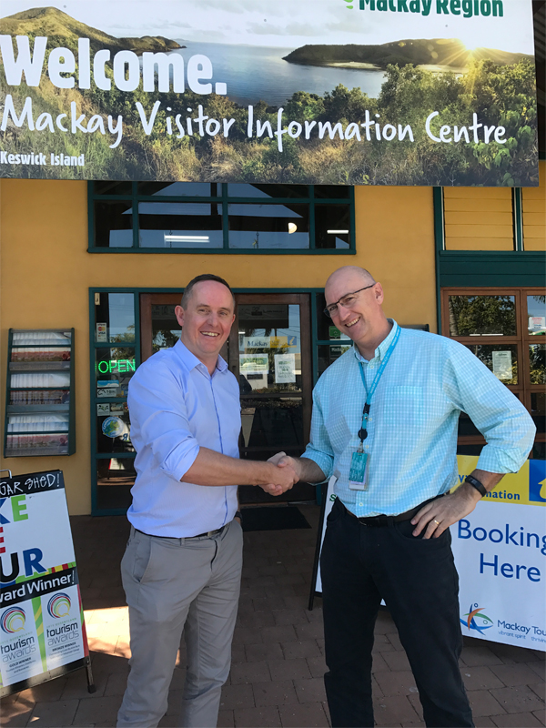 MKY Tourism Mackay Airport partnership 2017