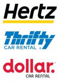 hertz Thrifty dollar